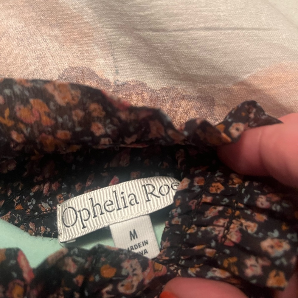 Floral top.